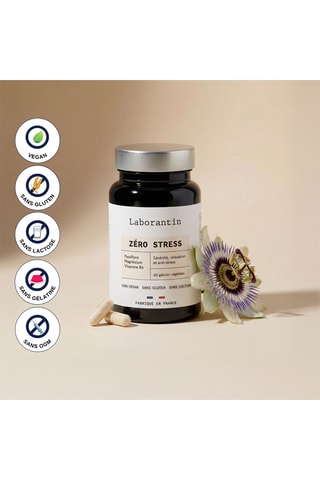 Zéro Stress - 60 gélules végétales - Cure de 30 jours