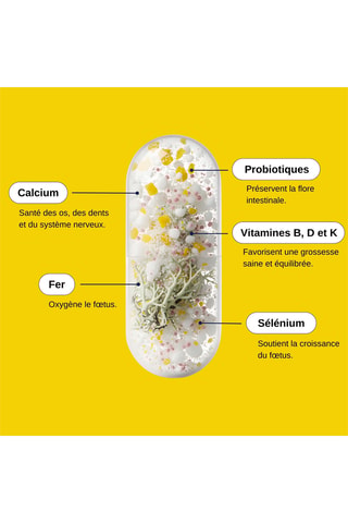 Probio Grossesse - 60 gélules végétales - Cure de 3 mois minimum