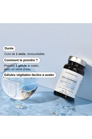 Super Hyaluronique - 30 gélules végétales  - Cure de 30 jours