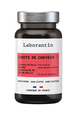 Chute de Cheveux Femme - 60 gélules végétales  - Cure de 30 jours