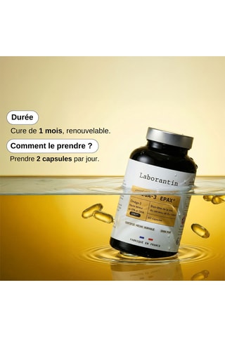 Oméga-3 EPAX® - 60 capsules - Cure de 30 jours