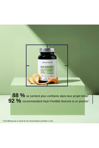 Nutri Fertilité Homme - 60 gélules végétales  - Cure de 30 jours