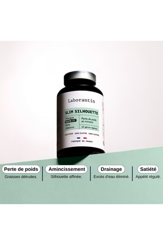 Slim Silhouette - 120 gélules végétales - Cure de 30 jours