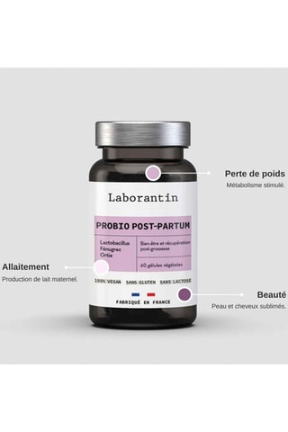 Probio Post-Partum - 60 gélules végétales - Cure de 30 jours