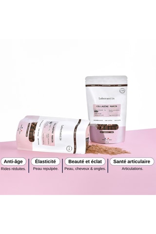 Collagène en poudre chocolat - 375 g - Cure de 30 jours