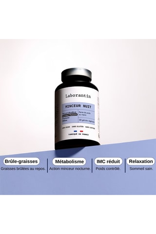 Minceur nuit - 30 gélules - Cure de 30 jours