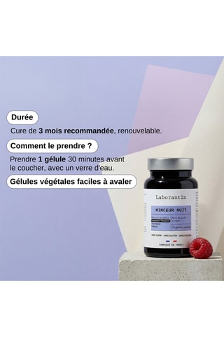 Minceur nuit - 30 gélules - Cure de 30 jours