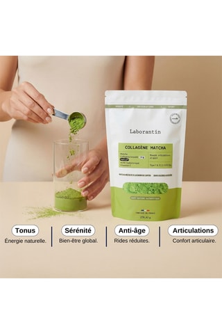 Collagène matcha en poudre bio - 279 g