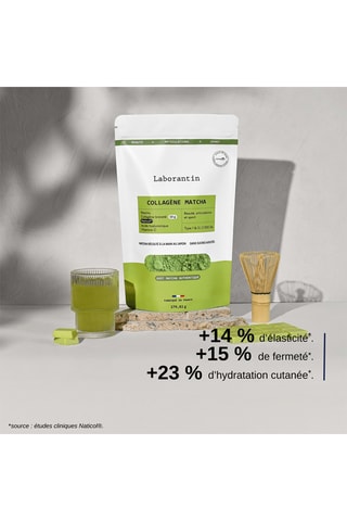Collagène matcha en poudre bio - 279 g