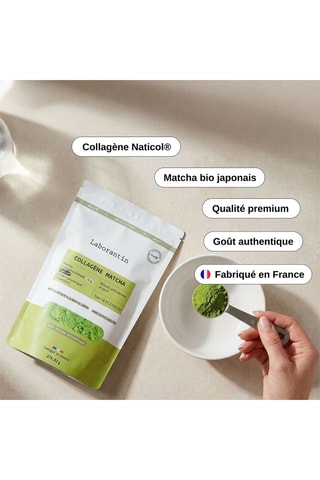 Collagène matcha en poudre bio - 279 g