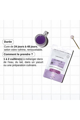 Collagène ube en poudre - 288 g - Cure de 30 jours