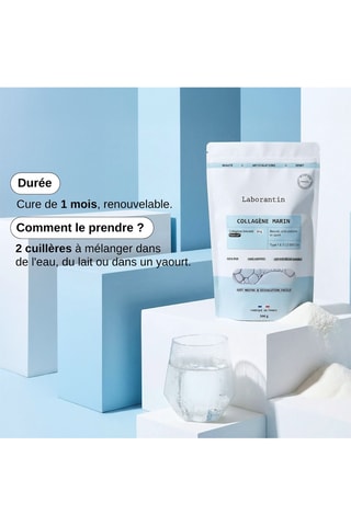 Collagène en poudre goût neutre - 300 g - Cure de 30 jours