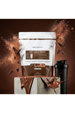 3 x Whey native isolat chocolat bio - 750 g