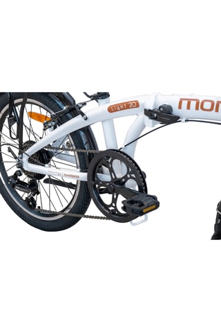 Bicicletta pieghevole Light 20" - Bianco - 7 velocità - 155-180 cm