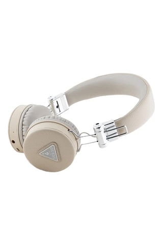 Koptelefoon Guess stereo Triangle - Bluetooth - Lichtgrijs - Beige