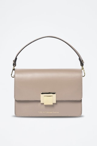Bandolera de piel bovina Gambetta - Beige