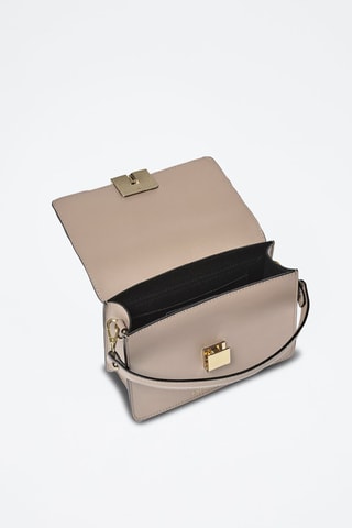 Bandolera de piel bovina Gambetta - Beige