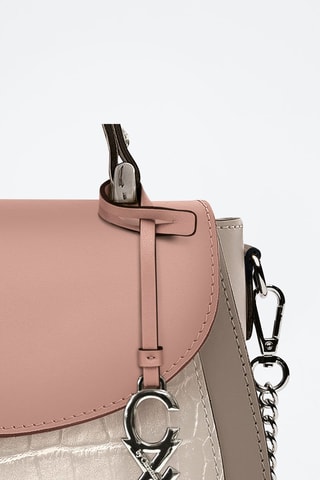 Bolso de piel bovina Haussmann  - Rosa