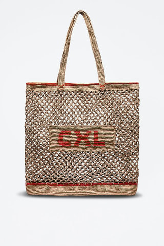 Bolso shopper Vola - Marrón y naranja