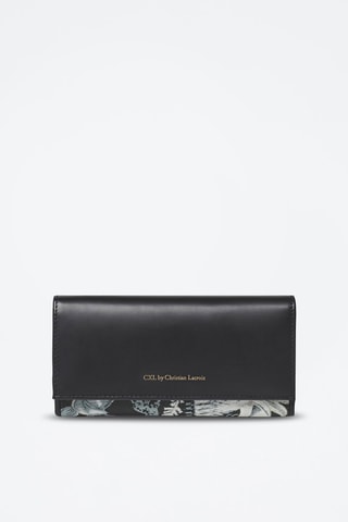 Cartera de piel Alba - Negro