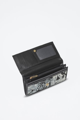 Cartera de piel Alba - Negro
