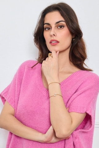 Jersey oversize de kid mohair y lana - Rosa