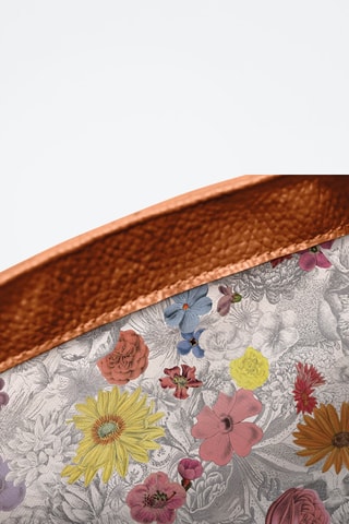 Bandolera de piel bovina Cremieux  - Coral