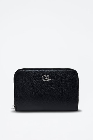 Monedero de piel Tuilerie - Negro