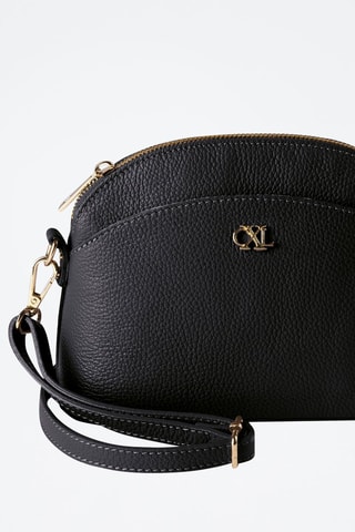 Bandolera de piel Malesherbes - Negro