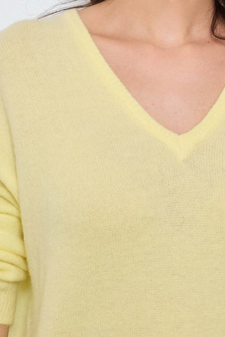 Jersey de alpaca y lana - Amarillo claro