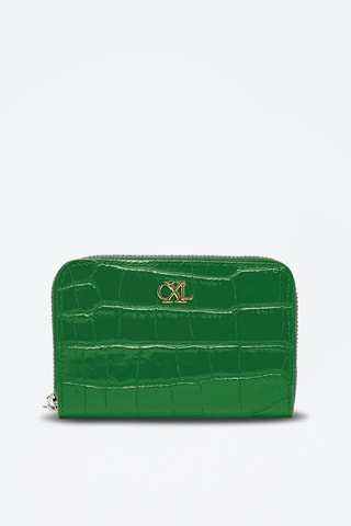 Monedero de piel Tuilerie - Verde