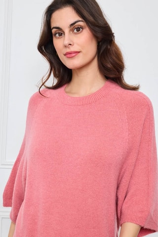 Jersey de alpaca y lana - Rosa