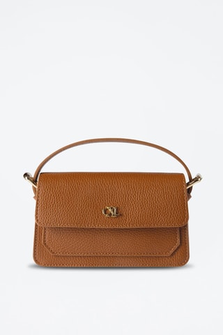 Bolso de piel Odeon - Marrón