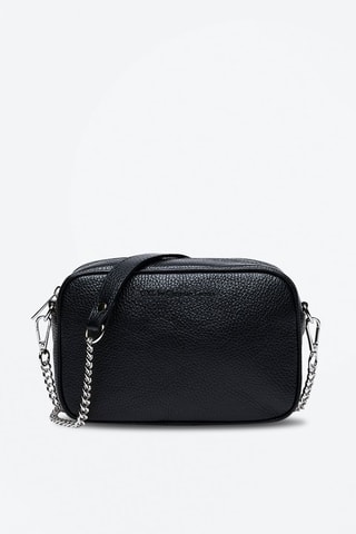 Bandolera de piel Montmartre - Negro