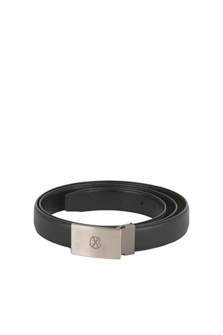 Cinturón de piel Dylan - Negro