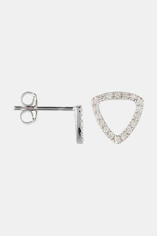 Oorbellen Troïda - Witgoud en Diamanten