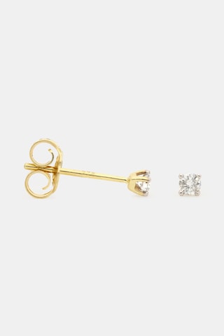 Oorbellen Ma Puce - Geelgoud en Diamanten