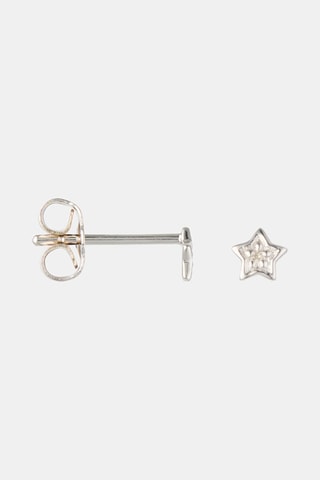 Oorbellen Etoile PM - Witgoud en Diamanten