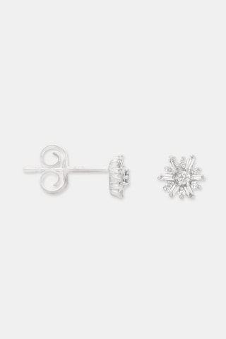 Oorbellen Estrella - Witgoud en Diamanten