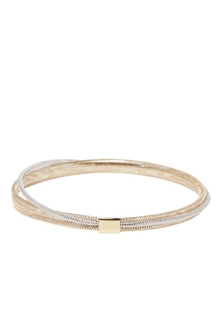 Armband Matera 
Geelgoud en Witgoud
