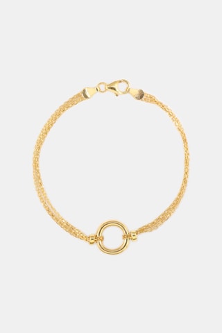 Armband Rounda - Geelgoud