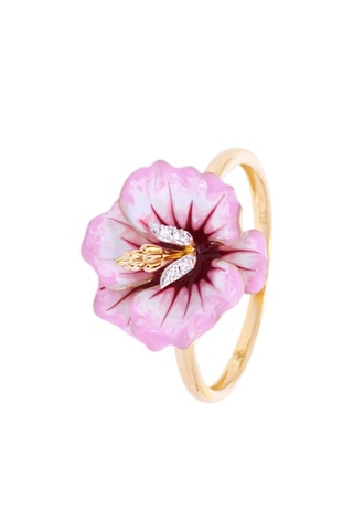 Ring Rina - Geelgoud en Diamanten