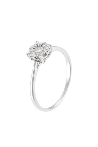 Ring Forever Love   Witgoud en Diamanten
