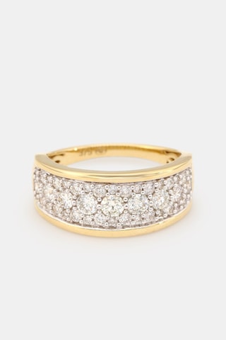 Ring Trishiras - Geelgoud en Diamanten