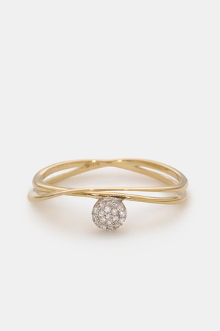 Ring Alejandra - Geelgoud en Diamanten