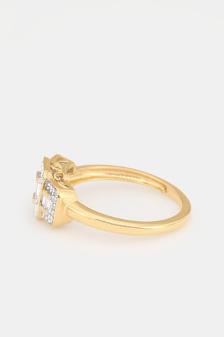 Ring Les Princesses - Geelgoud en Diamanten