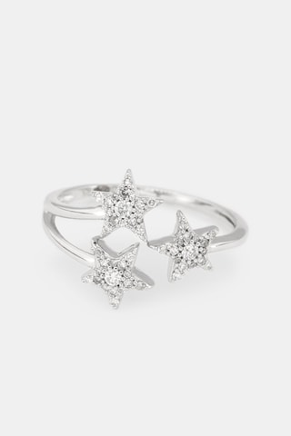 Ring Etoile de Diamants - Witgoud en Diamanten