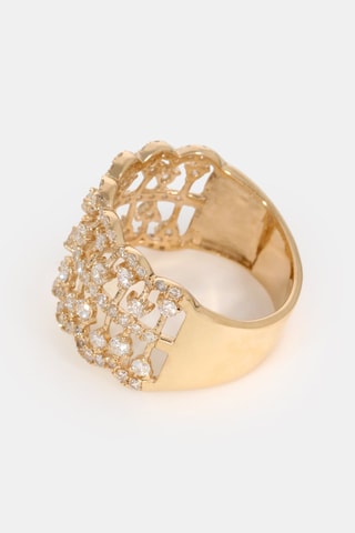 Ring Stockholm - Geelgoud en Diamanten