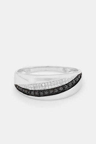 Ring Diamants Bicolores - Witgoud en Diamanten