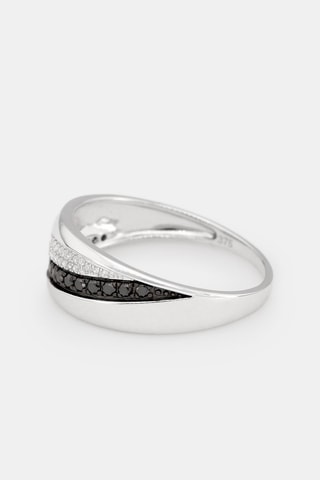 Ring Diamants Bicolores - Witgoud en Diamanten